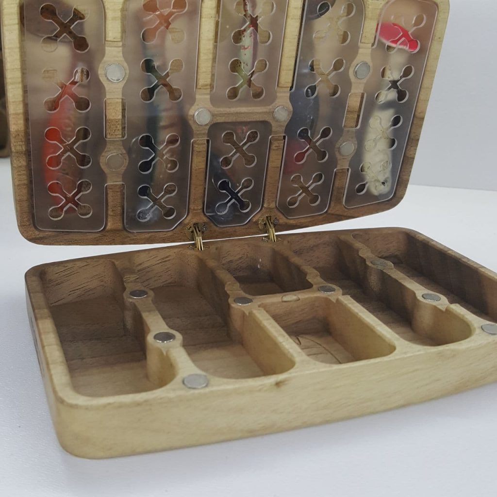 magnetic Wooden Tackle Box Type 2 imagenet release system