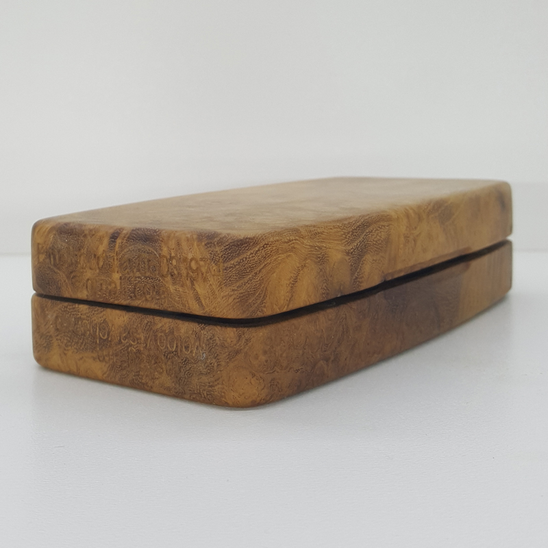 Wooden Wobbler Box (Acacia Tree) - Wooden Fly Box